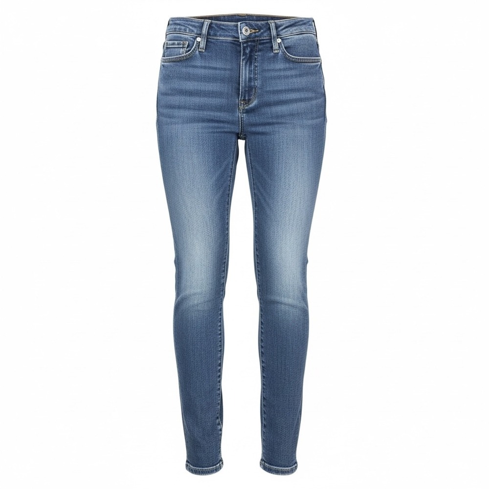 Athleta Sculpttek Jeans Women's Size 6 High Rise Skinny Blue Wash‎ Denim